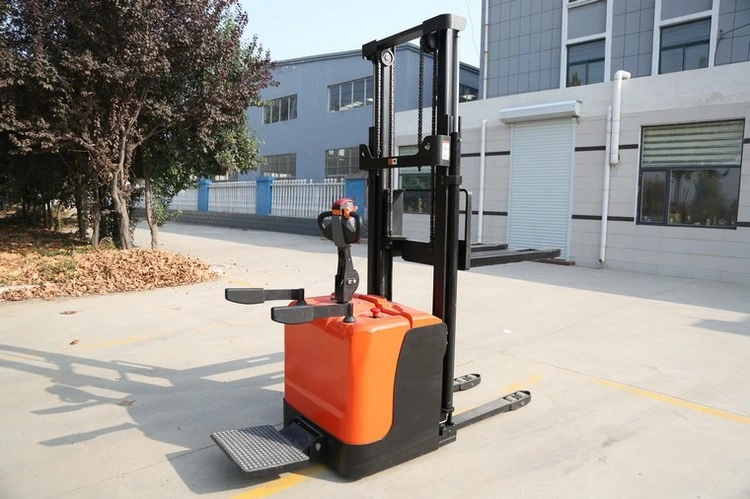 Stand on Stacker Customized Length of Fork Lift Electric Forklift