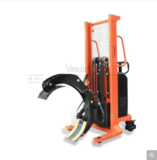 Industrial Equipment Mini Forklift Truck Semi Electric Stacker for Paper Roll with Customized One