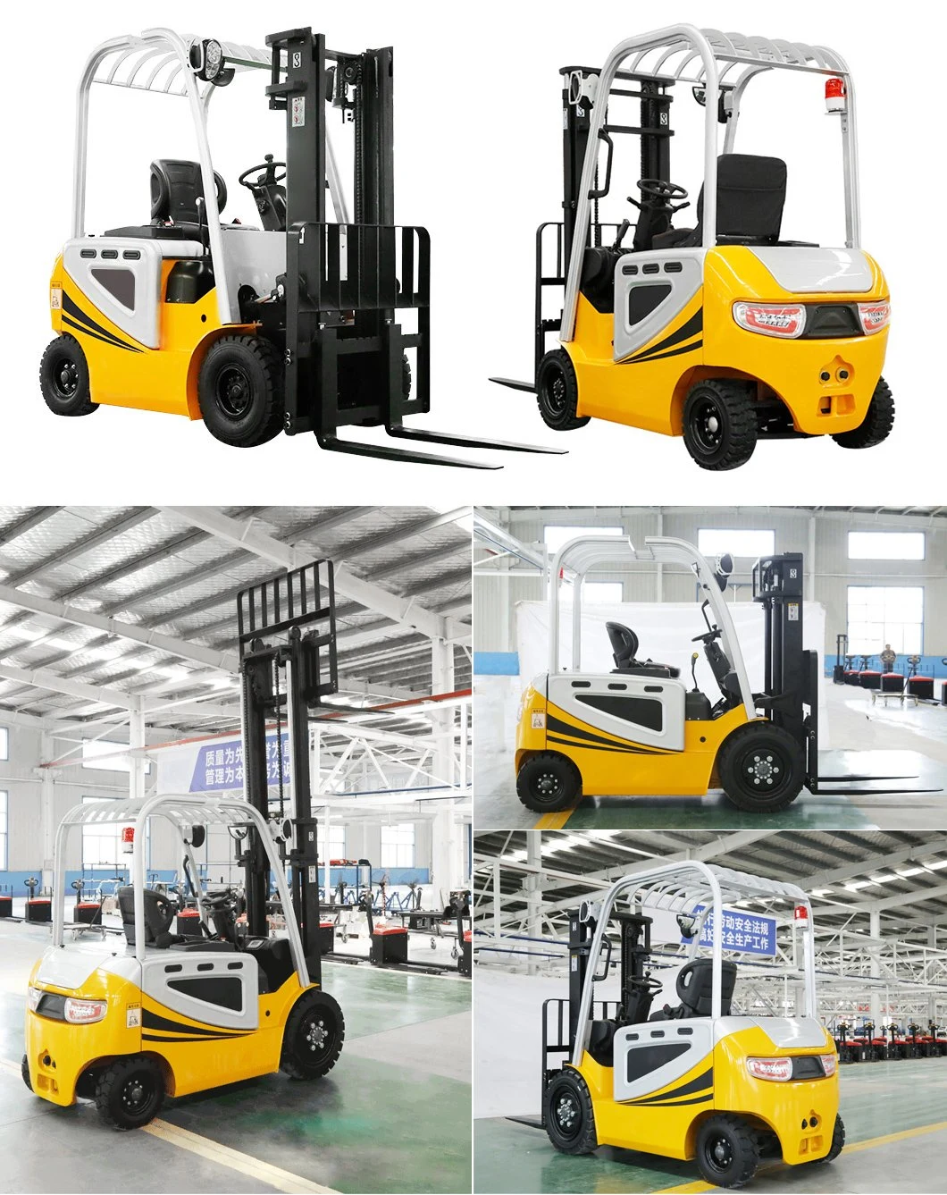 Mini Lithium/Lead Acid Battery Electric Full Hydraulic Carretilla/Montacargas/Elevadora/Forklift Truck with CE ISO Certification Factory Direct Sales